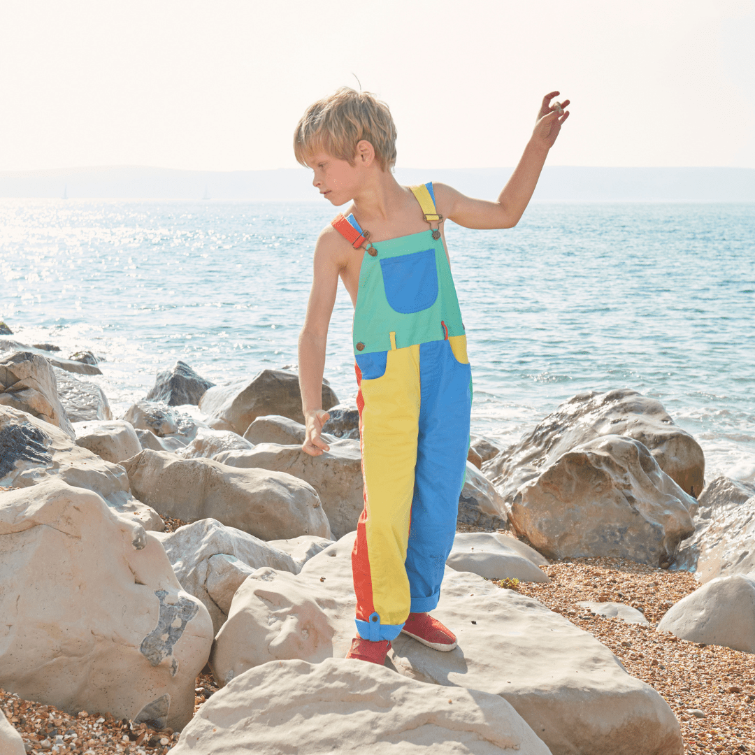 Colourblocks – Dotty Dungarees (US)