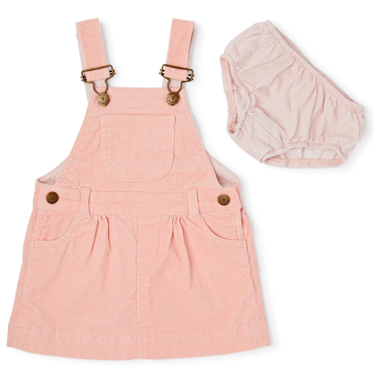 Old Rose Pink Corduroy Dress Dotty Dungarees (US) Old Rose Pink Corduroy Dress Dotty Dungarees (US)