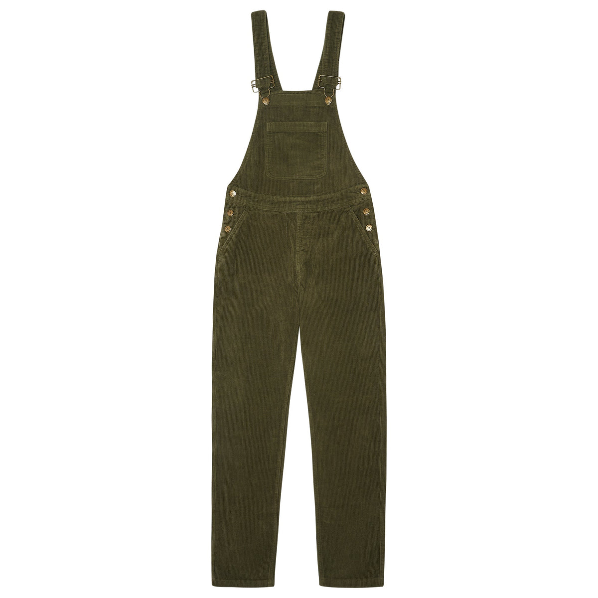 Adult Khaki Chunky Cord Dungarees – Dotty Dungarees (US)