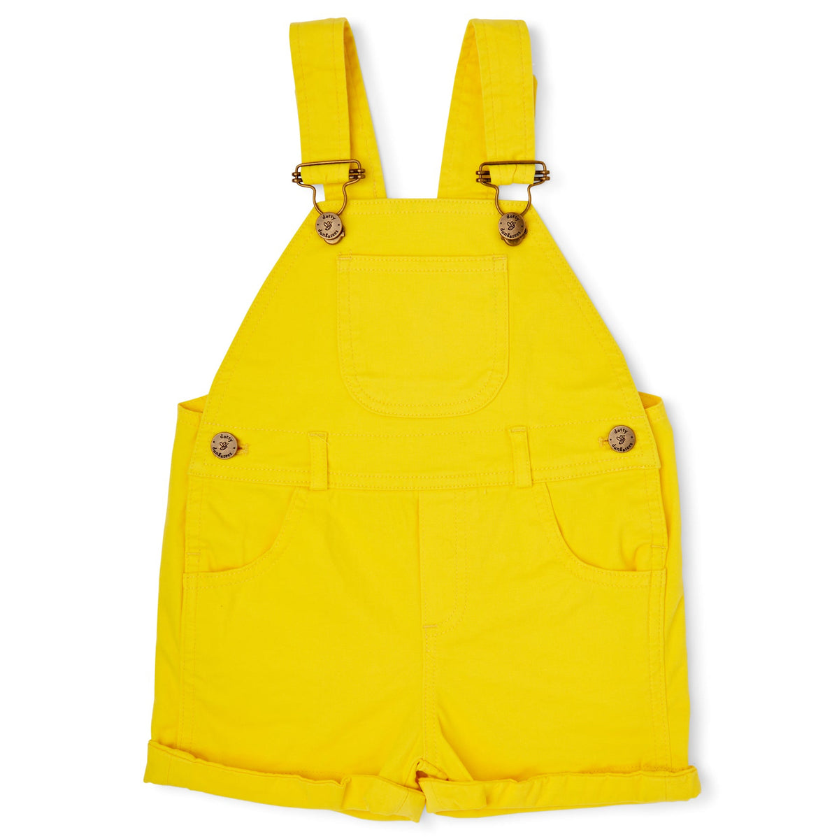 Play design スノーボード用オーバーオール（イエロー） Sunshine Yellow Shorts – Dotty Dungarees (US)