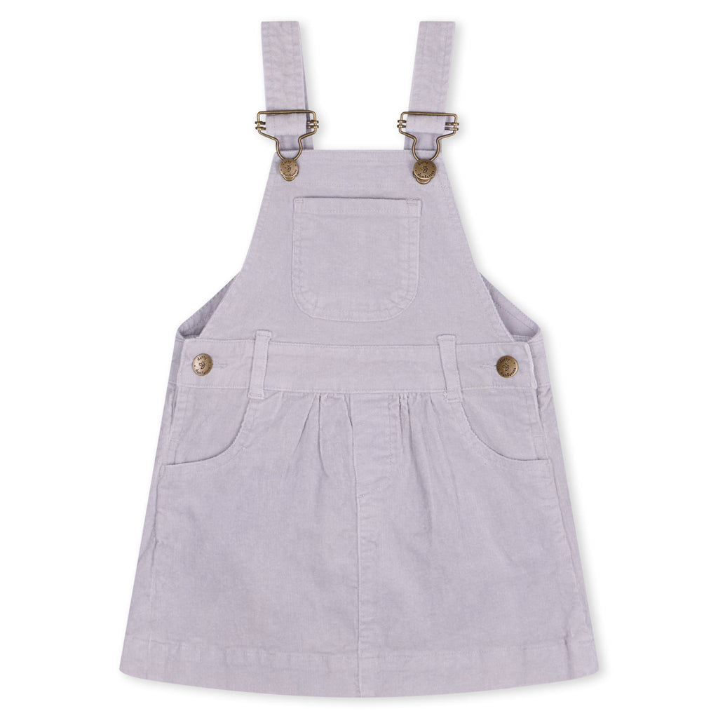 Grey Corduroy Overall Dress - Dotty Dungarees