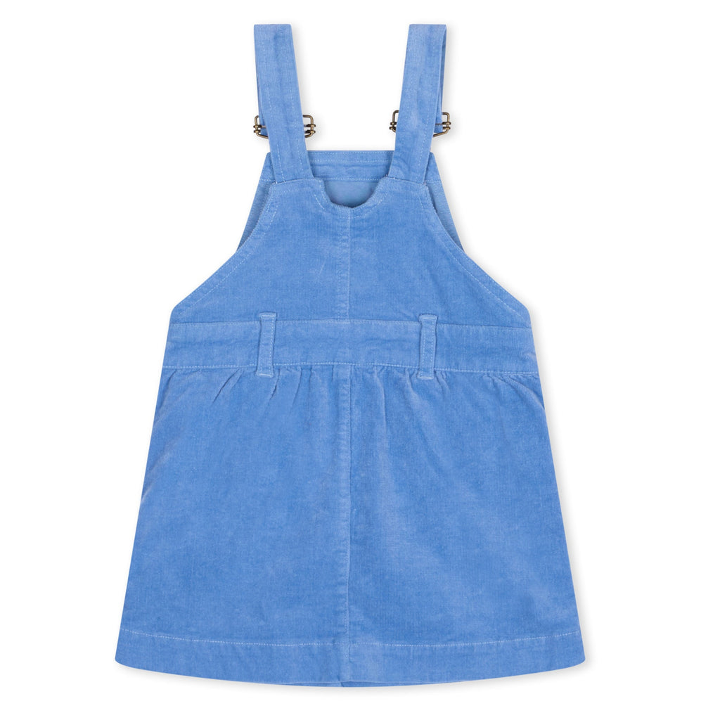Blue Corduroy Overall Dress - Dotty Dungarees Ltd