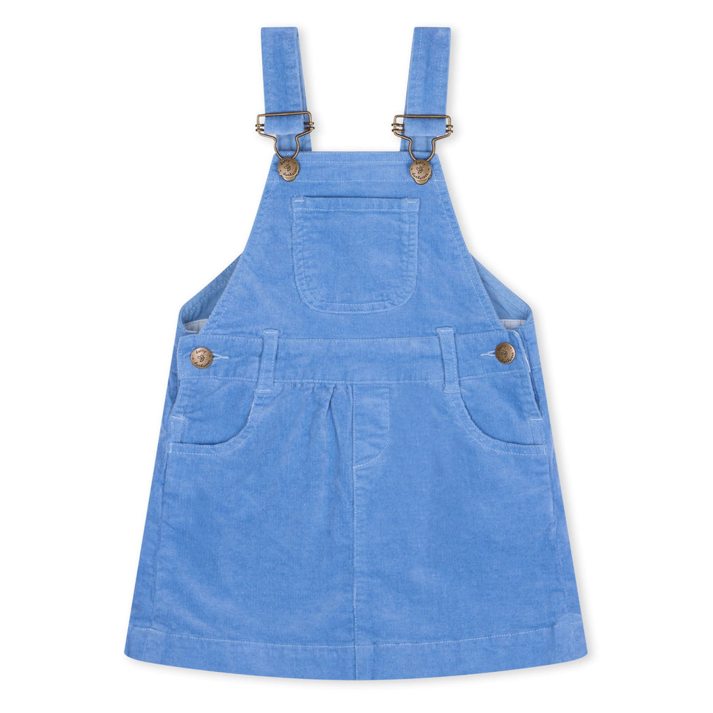 Blue Corduroy Overall Dress - Dotty Dungarees Ltd