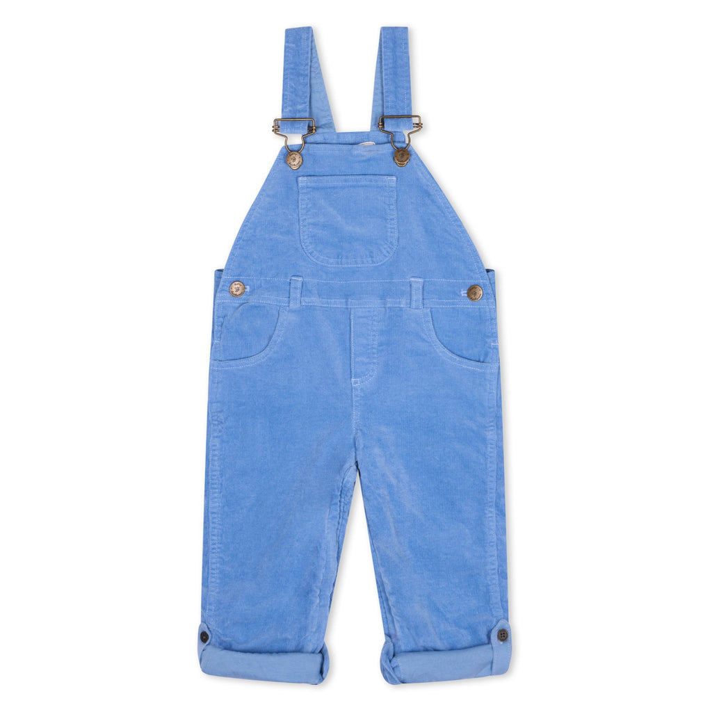 Blue Corduroy Kids Overalls - Dotty Dungarees Ltd
