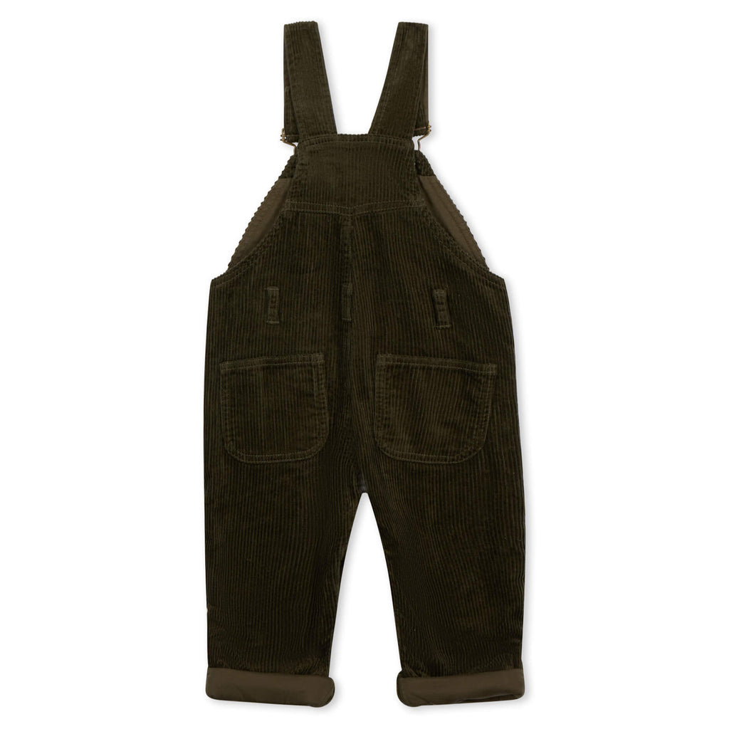 Khaki Chunky Cord Overalls - Dotty Dungarees Ltd
