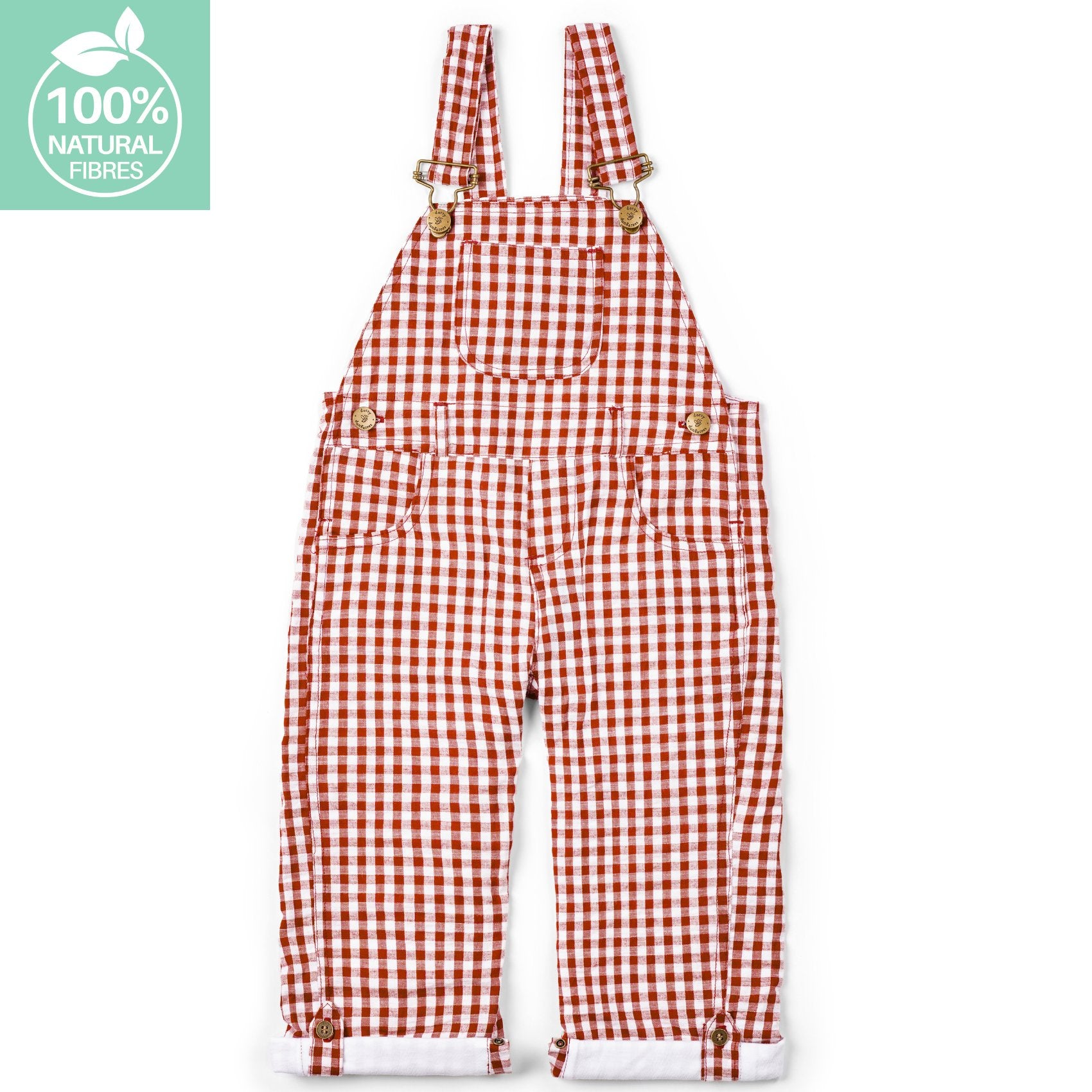 Maroon Check Seersucker Overalls – Dotty Dungarees (US)