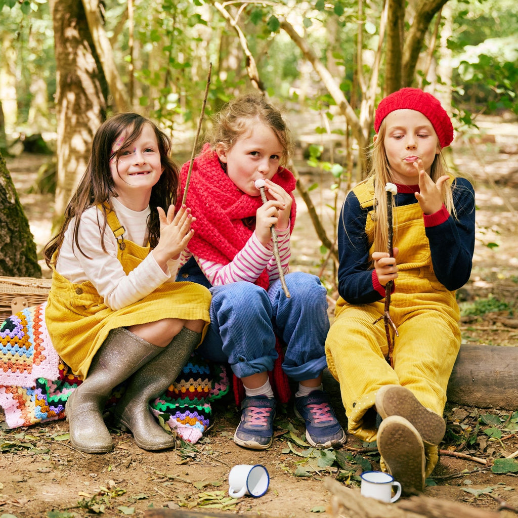 Ochre Chunky Cord Overalls - Dotty Dungarees Ltd