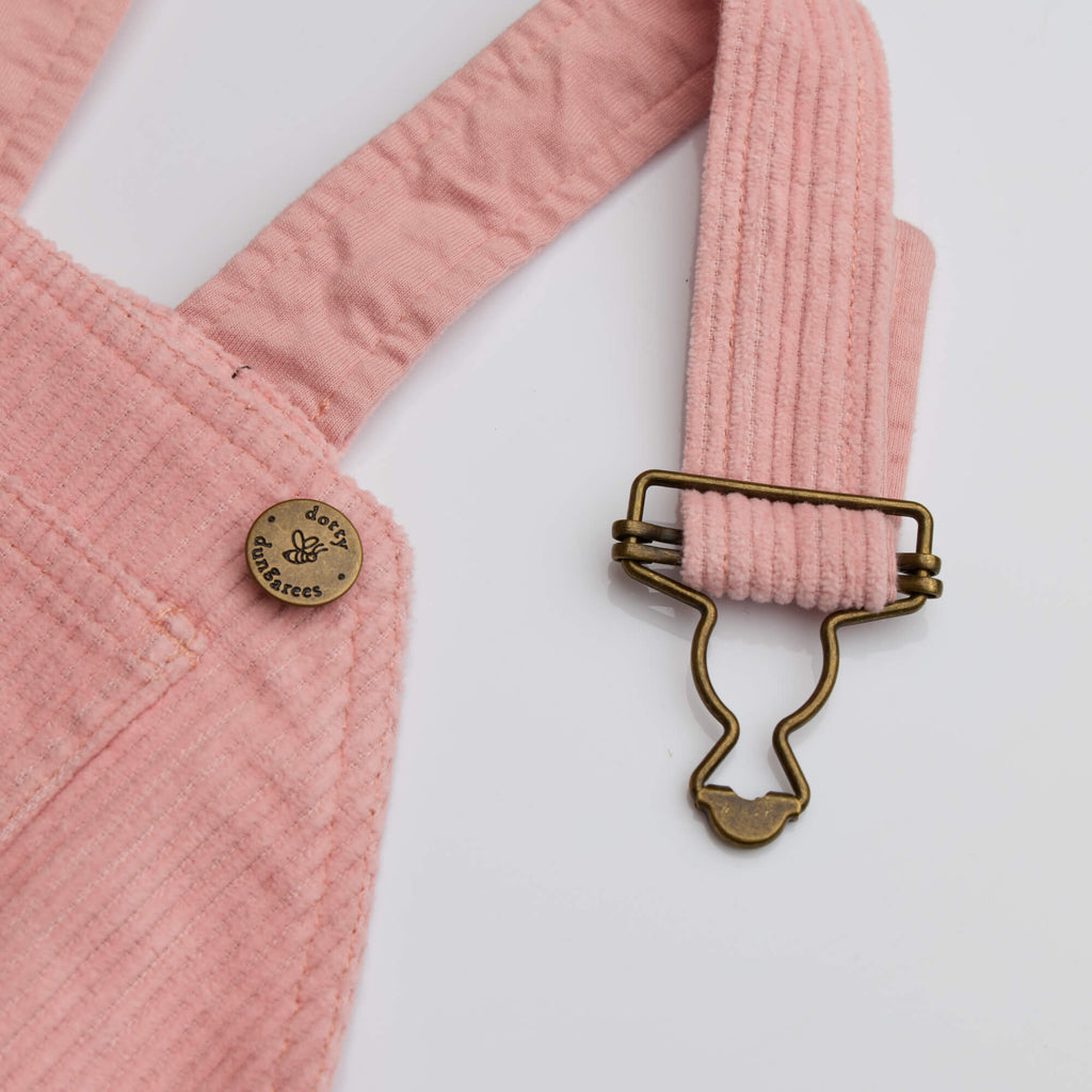Pink Chunky Cord Overalls - Dotty Dungarees Ltd