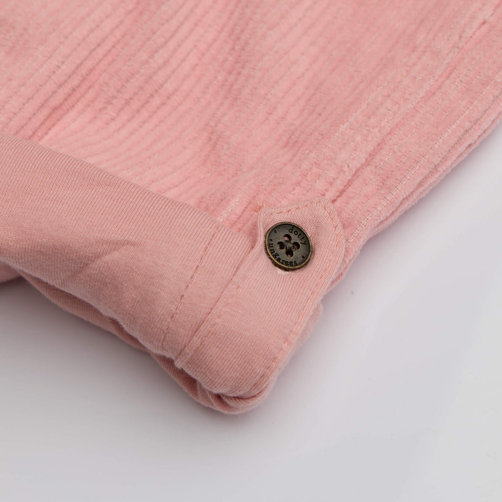 Pink Chunky Cord Overalls - Dotty Dungarees Ltd