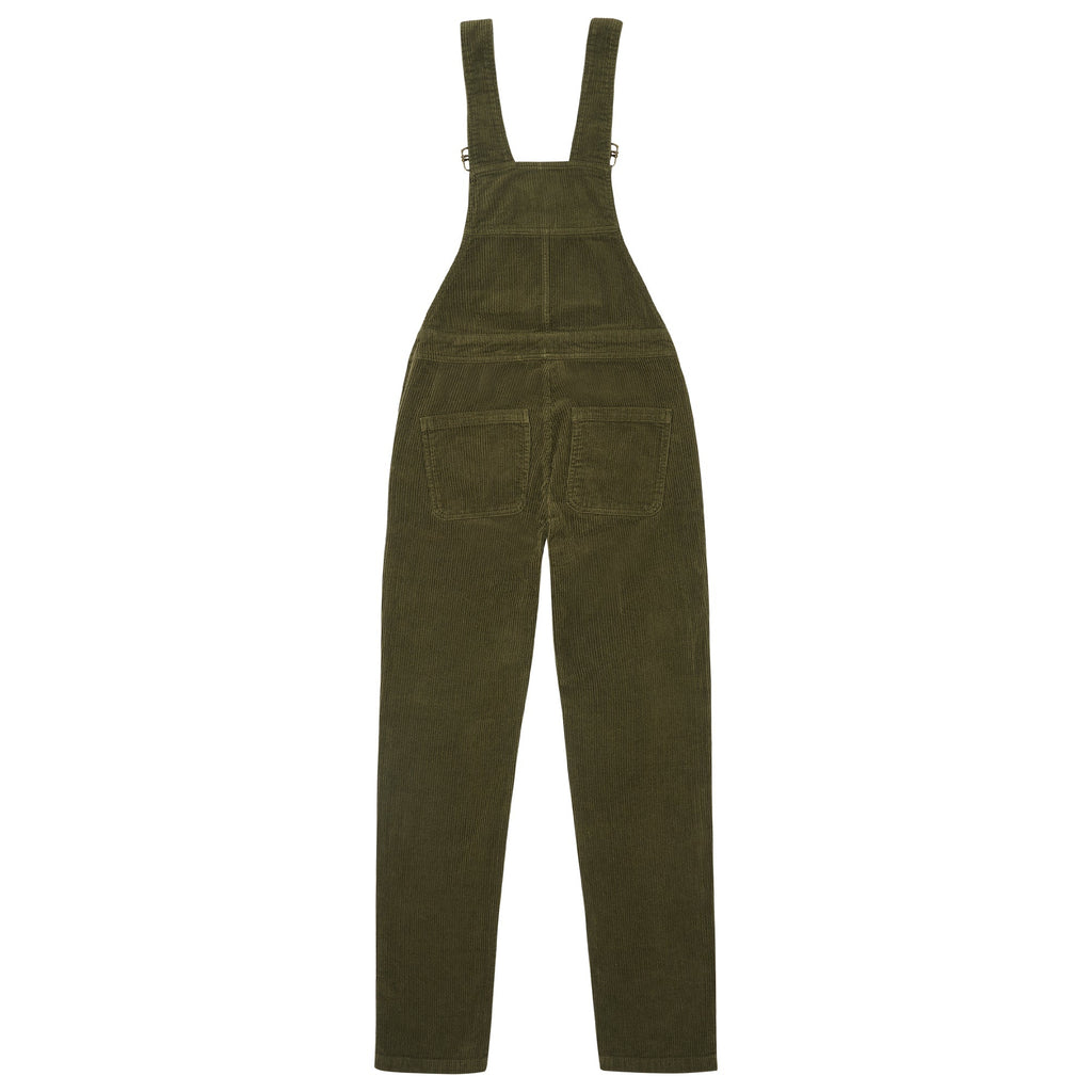 Adult Khaki Chunky Cord Dungarees - Dotty Dungarees Ltd