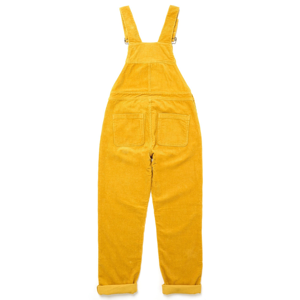 Adult Ochre Chunky Cord Dungarees - Dotty Dungarees Ltd