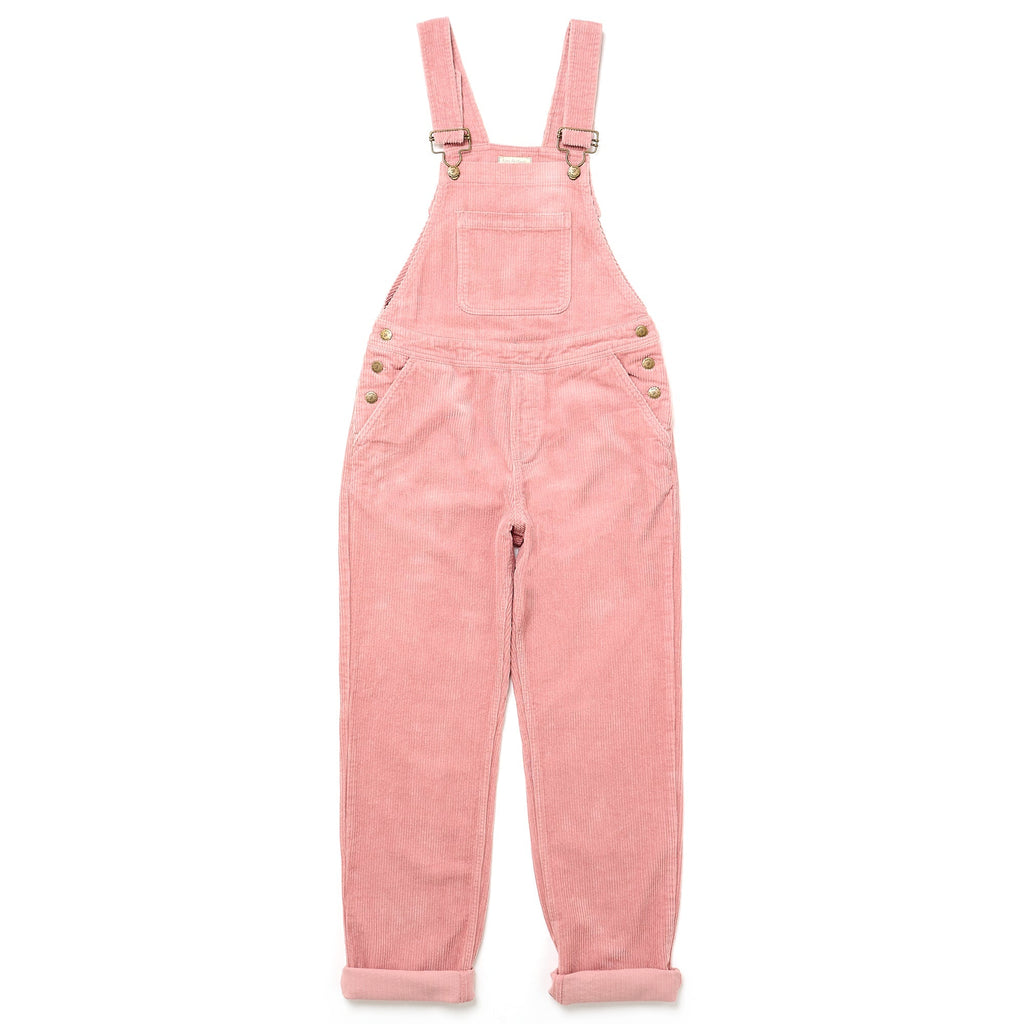 Adult Pink Chunky Cord Dungarees - Dotty Dungarees Ltd