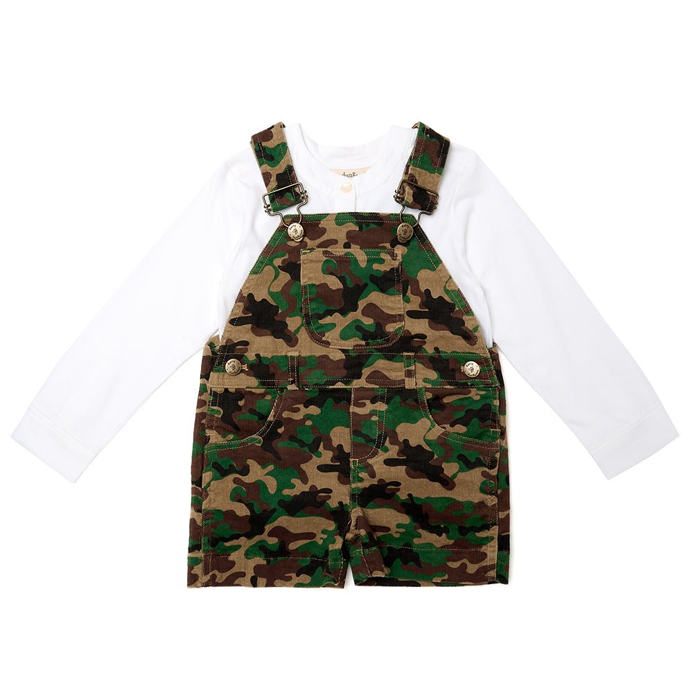 Camouflage Cord Shorts - Dotty Dungarees Ltd