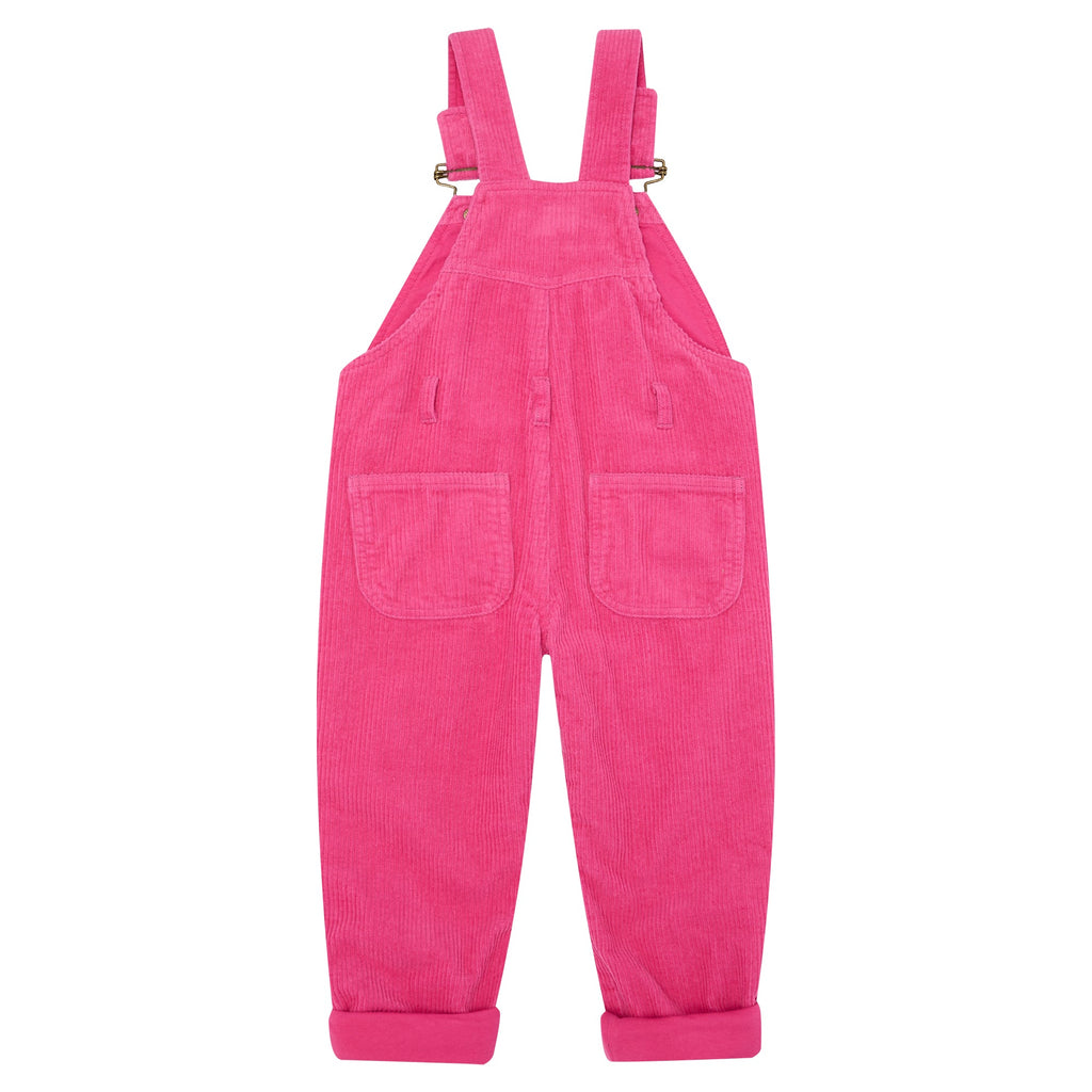 Hot Pink Chunky Cord Dungarees - Dotty Dungarees Ltd