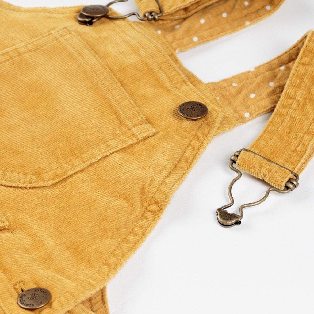 Ochre Corduroy Dungarees - Dotty Dungarees Ltd