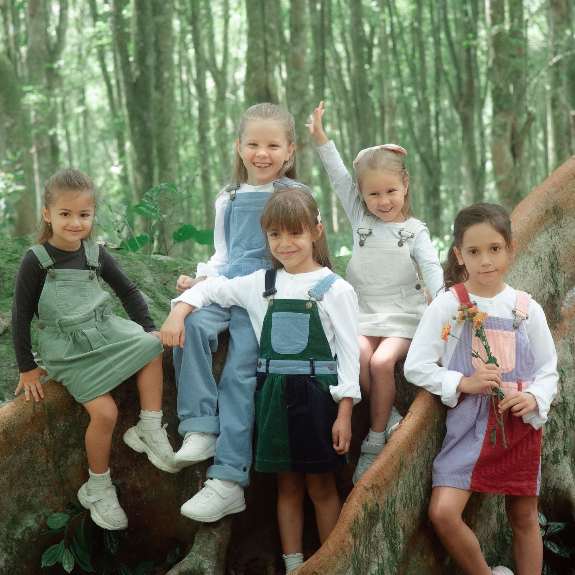 sage green overall dress Hedge Green Corduroy Overall Dress 12-18 m