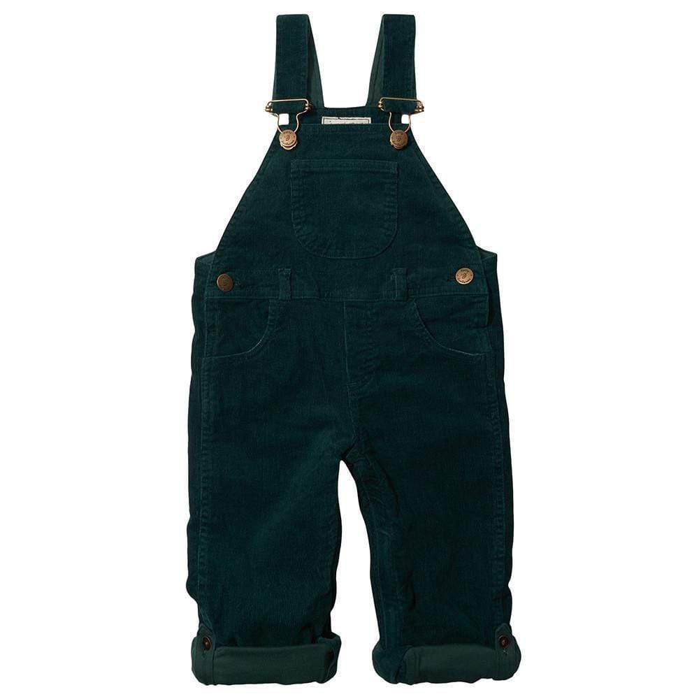 Moss Green Cord Dungarees