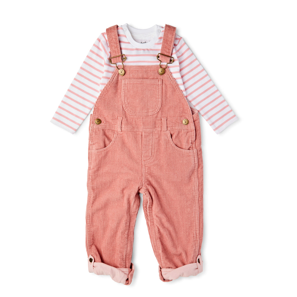 Pink Chunky Cord Overalls - Dotty Dungarees Ltd